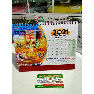 Lịch để bàn in theo yêu cầu