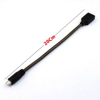 Cáp OTG micro USB 15Cm Unitrk Y-C439