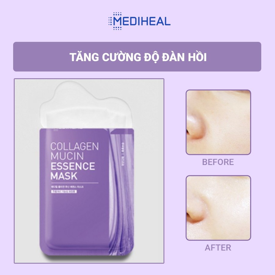 Mặt nạ dưỡng ẩm, làm trắng, ngăn ngừa lão hóa cao cấp Mediheal mẫu mới 20ml