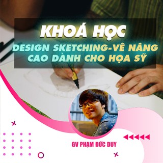 Toàn quốc- [E-voucher] FULL khóa học THIẾT KẾ - ĐỒ HỌA - Design Sketching - Học vẽ nâng cao dành cho họa sỹ