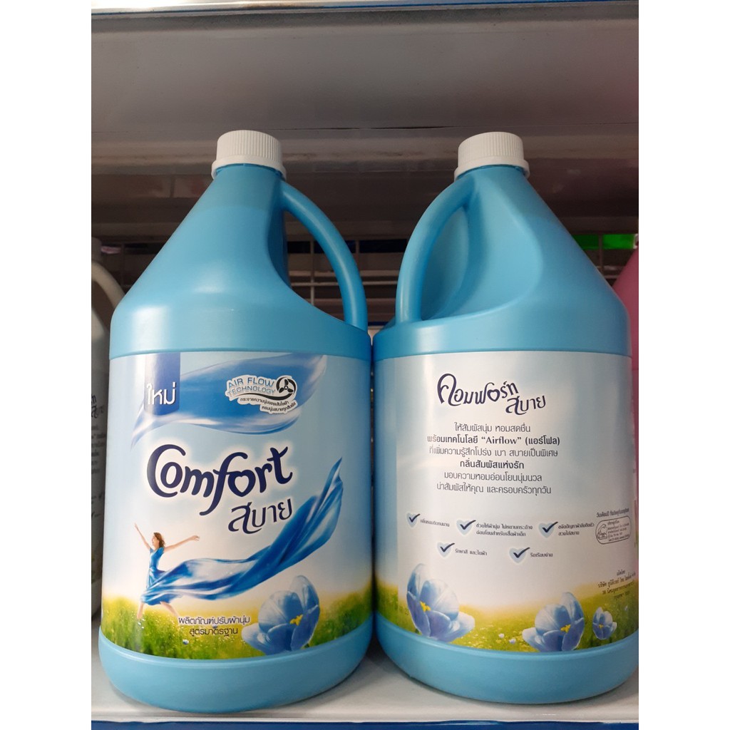 NƯỚC XẢ VẢI COMFORT SABAI BLUE SIÊU TO KHỔNG LỒ TỚI 3.6 LÍT / CAN!