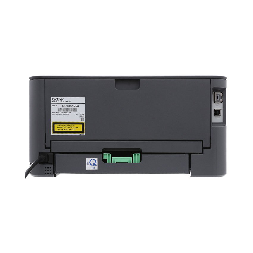Máy in laser Đen trắng Brother HL-L2366DW A4+30 trang/1 phút, 600dpi, khay giấy 200 tờ Đảo mặt tự động - Hàng chính hãng