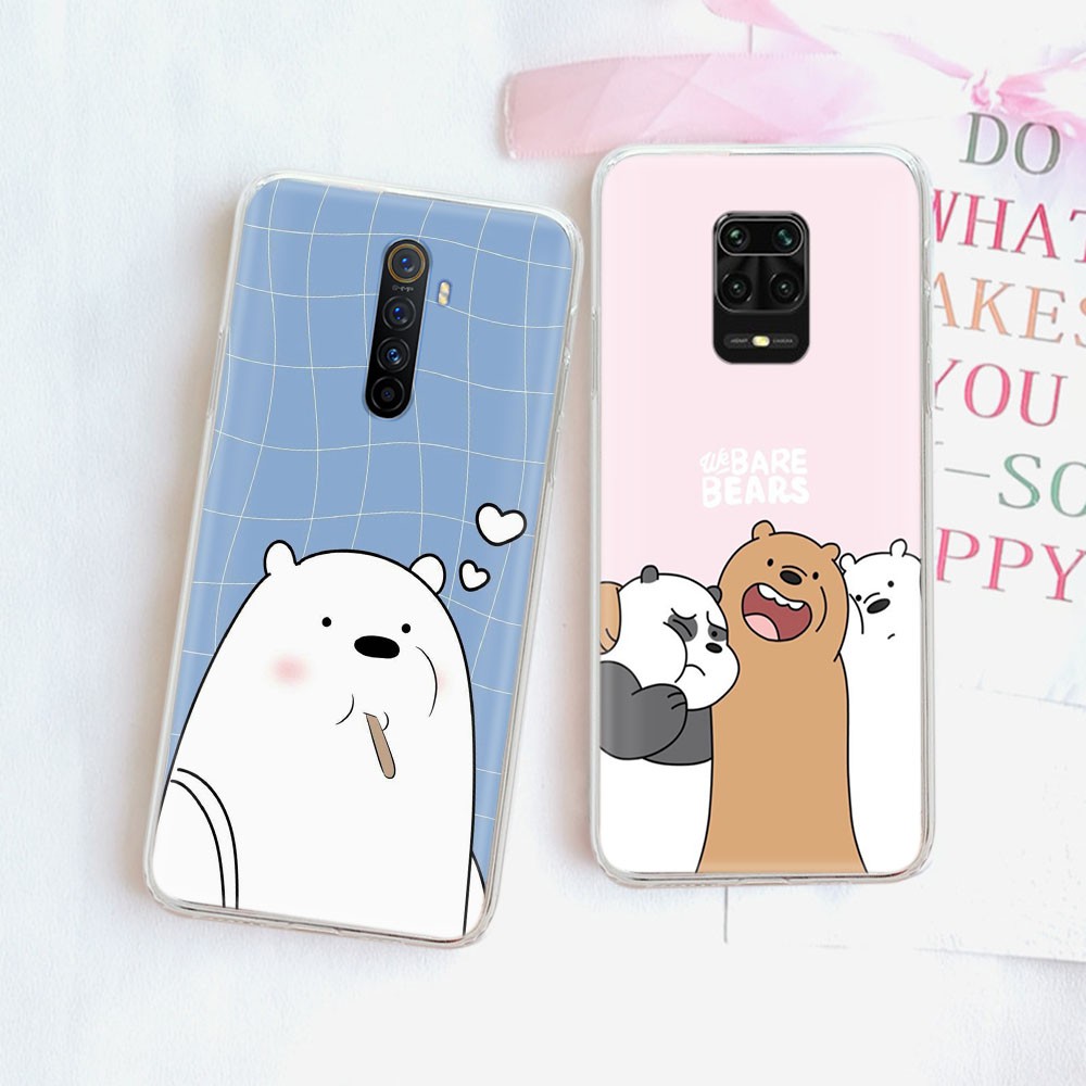 Ốp Điện Thoại Trong Suốt Hình We Bare Bears Cho Lg G5 G6 G7 G8 Thinq K9 K11 Q60 V20 V30 V30S V35 V40 Ty107