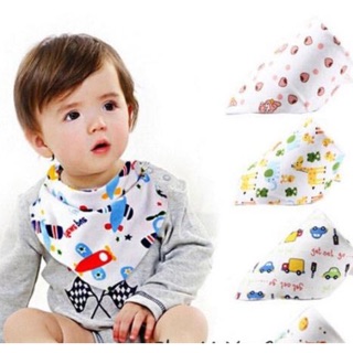 Combo 10 khăn yếm cho bé - giao hình giao màu ngẫu nhiên