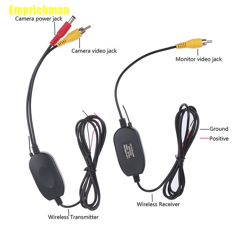 Bộ Truyền Phát Tín Hiệu Video Không Dây 2.4g Và Đầu Thu Cho Camera Chiếu Hậu Xe Hơi 12v | BigBuy360 - bigbuy360.vn