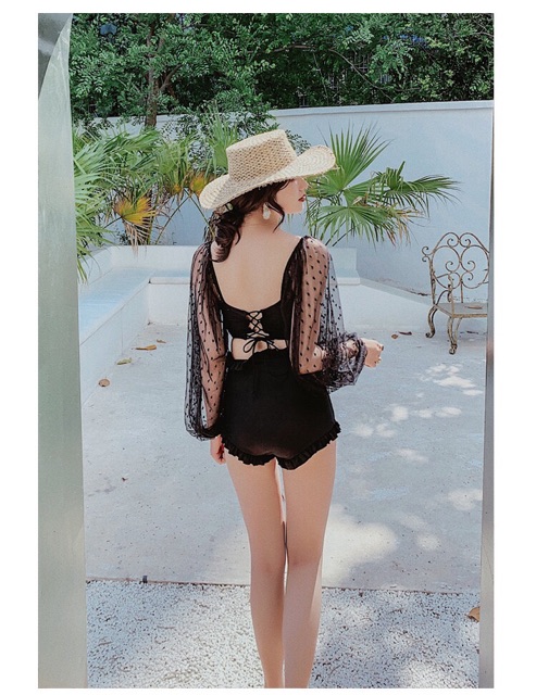 (Có sẵn) Sét bikini hai mảnh cúp ngực tay ren cực đẹp | BigBuy360 - bigbuy360.vn