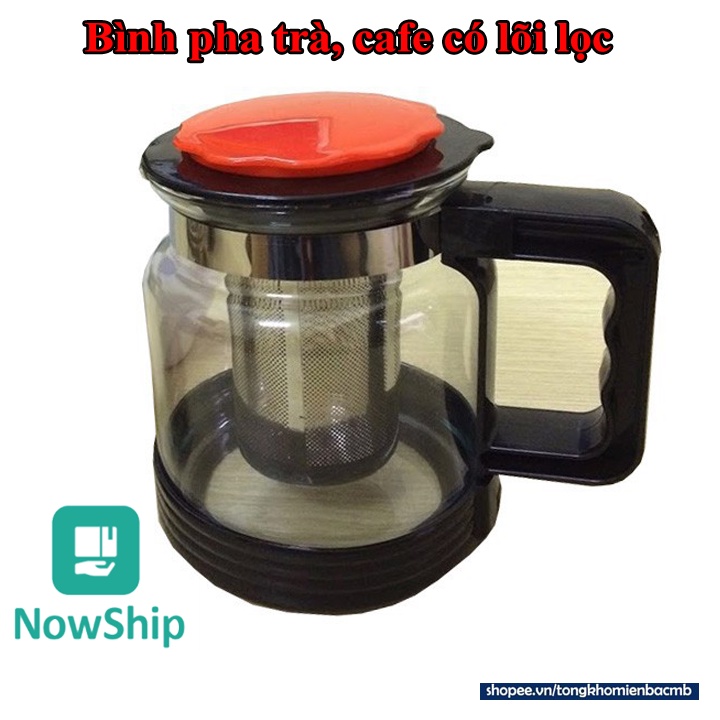 [ LOẠI TO 1,8L ] Bình pha trà, cafe có LÕI LỌC , hàng cao cấp 1.8L new 2023