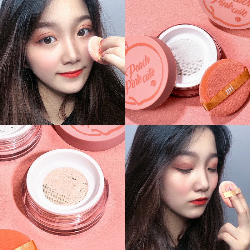 Phủ bột kiềm dầu Xixi quả đào Peach pink cute | BigBuy360 - bigbuy360.vn