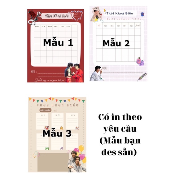 THỜI KHOÁ BIỂU SIÊU DỄ THƯƠNG IDOL BIBLEBUILD VÀ CẬP NHẬT SAU