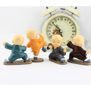 Tượng 04 Chú Tiểu Múa Võ