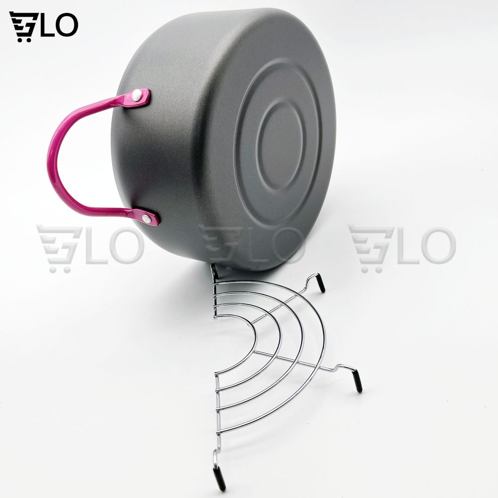 Nồi Chiên Lọc Dầu Đường Kính 18cm (Tặng Kèm Vỉ Gác Chảo)