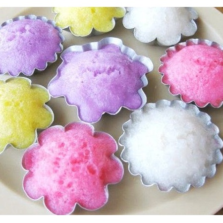 Combo 50 Khuôn nhôm làm bánh bò, bánh da lợn, bánh tart, rau câu nhiều mẫu - Size to