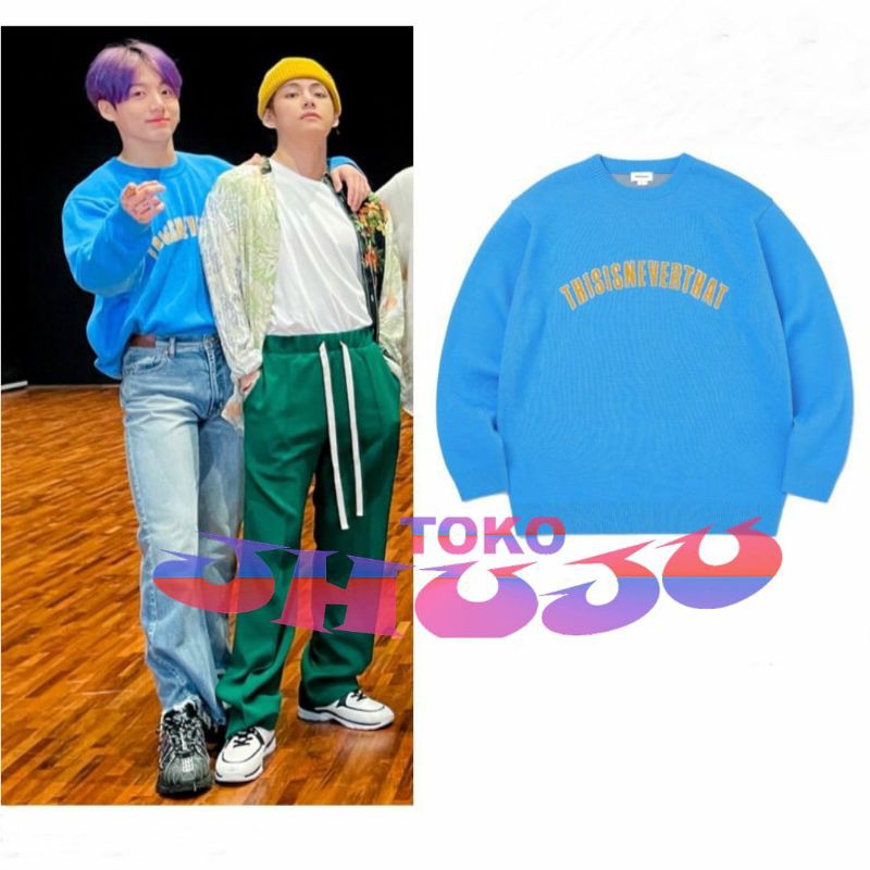 Áo Sweater In Hình Bts Jungkook This Never That Thời Trang