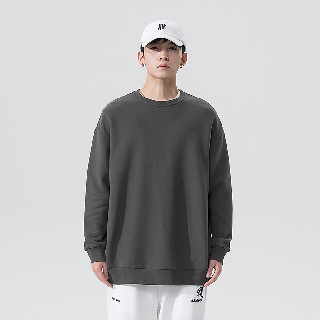 Áo sweater nỉ UNISEX nam nữ , áo nỉ sweater dài tay BASIC phong cách Ulzzang cặp đôi nam nữ form rộng oversize SWT4 | BigBuy360 - bigbuy360.vn