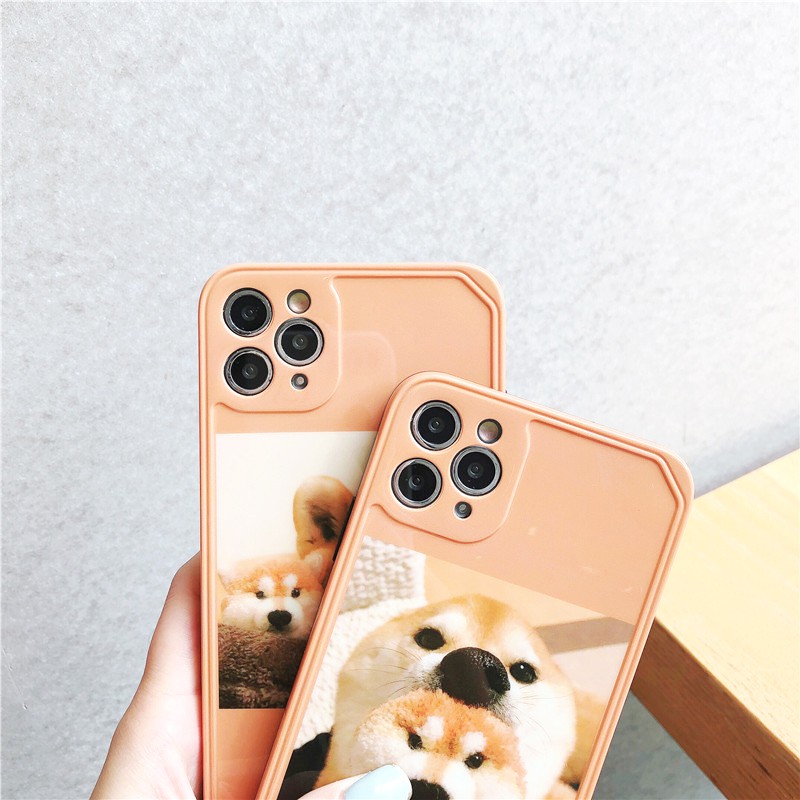 Ốp lưng iphone Shiba dễ thương IMD dày viền nổi 6/6plus/6s/6splus/7/7plus/8/8plus/x/xs/11/12/pro/max/plus/promax