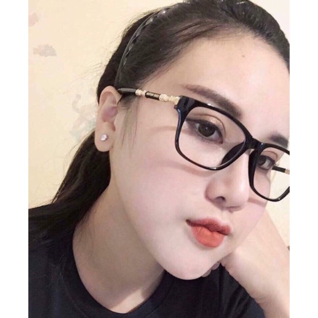 Kính Mắt vuông gọng hoạ tiết thời trang cao cấp