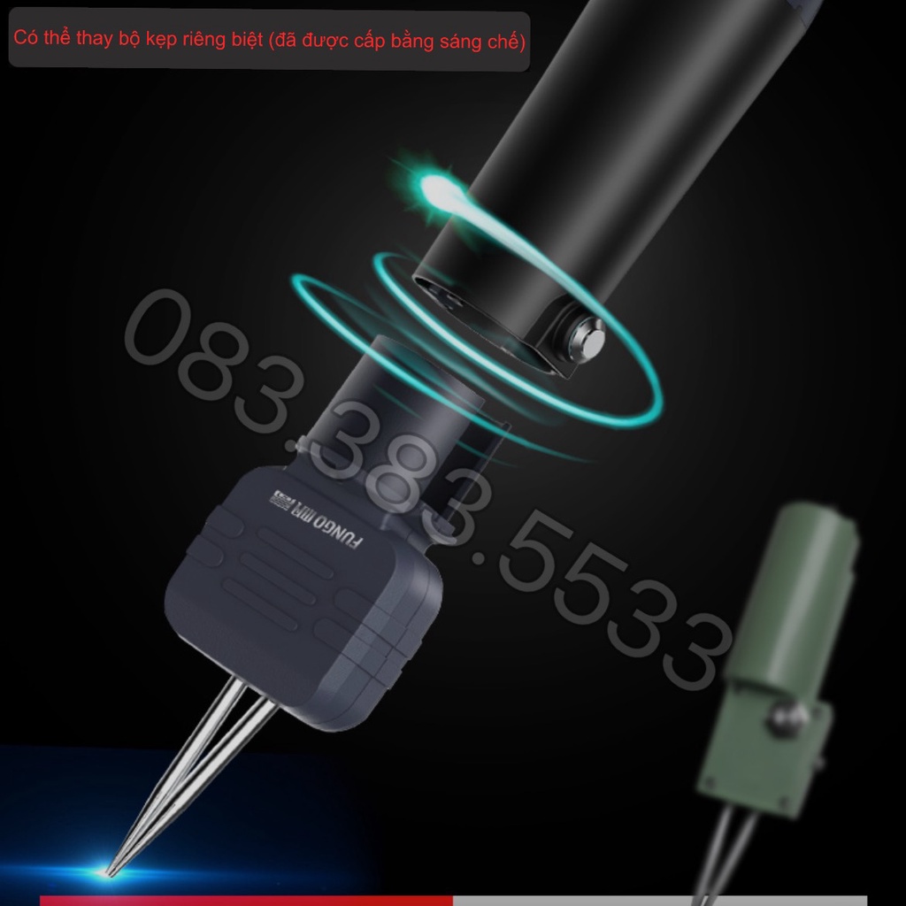 Máy nhổ lông vịt cầm tay FUNGO  MẪU MỚI NHẤT dùng pin hoặc dùng điện thế hệ mới