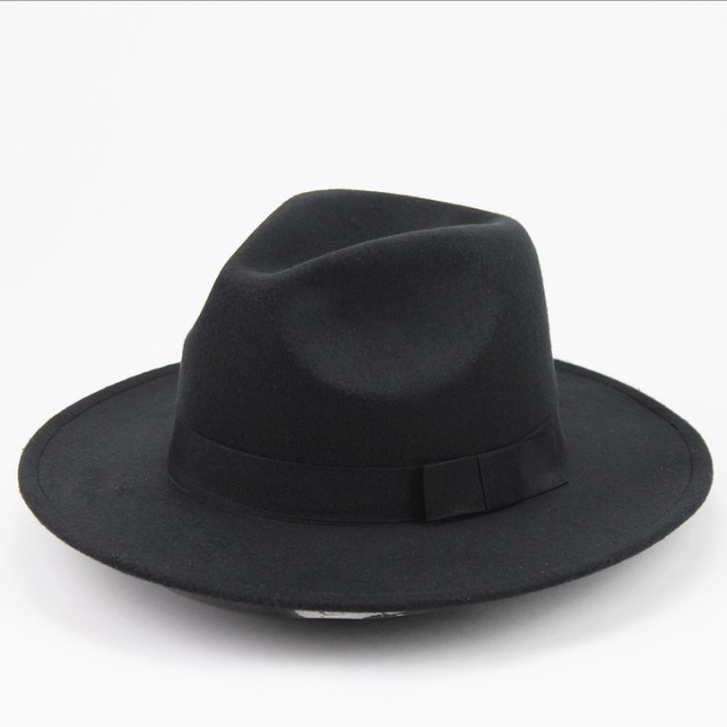 Mũ Phớt Fedora Nam Nữ Rộng Vành Thắt Nơ Mugout FN04 - Nón Phớt Vintage Chụp Ảnh Thời Trang | Mũ Chất HCM