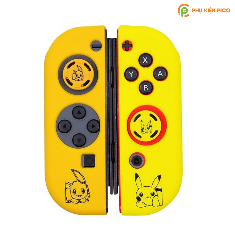 Bộ bọc Joy-con và bọc Analog dành cho máy chơi game Nintendo Switch chất liệu silicone cao cấp