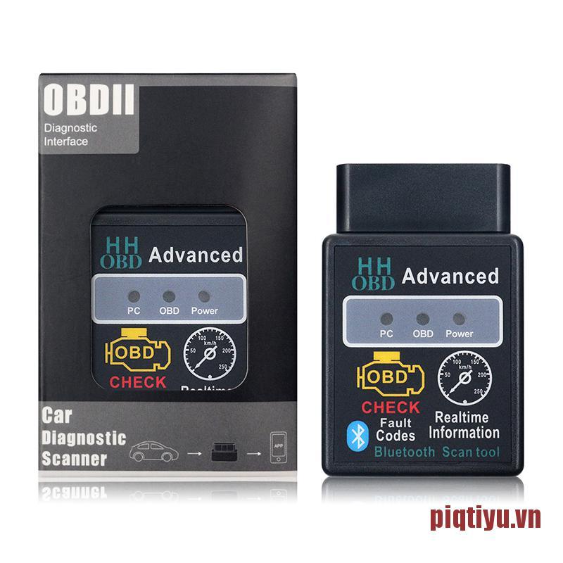 Thiết Bị Chẩn Đoán Lỗi Ô Tô Kết Nối Bluetooth Piqty Obd2 Elm327 V1.5 Hh Obdii