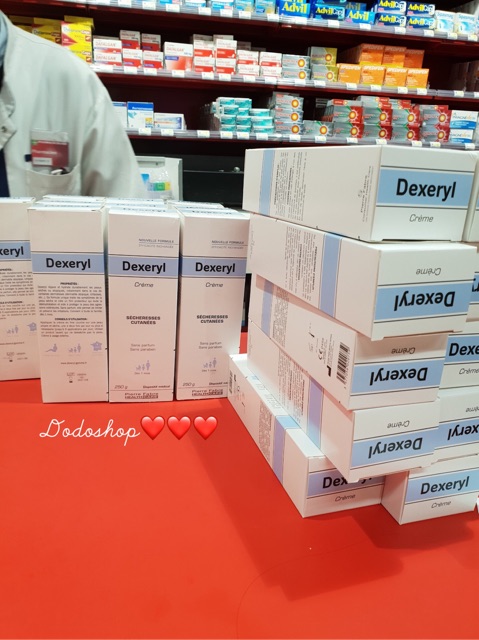 Kem Dexeryl pháp 250gr, dưỡng ẩm, dưỡng da cho bé mịn màng, nhất là bé da khô, chàm, da cơ địa