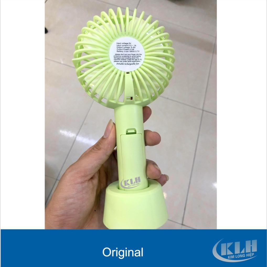 Quạt tích điện mini cầm tay, quạt di động có pin sạc dự phòng KLH N9 | BigBuy360 - bigbuy360.vn