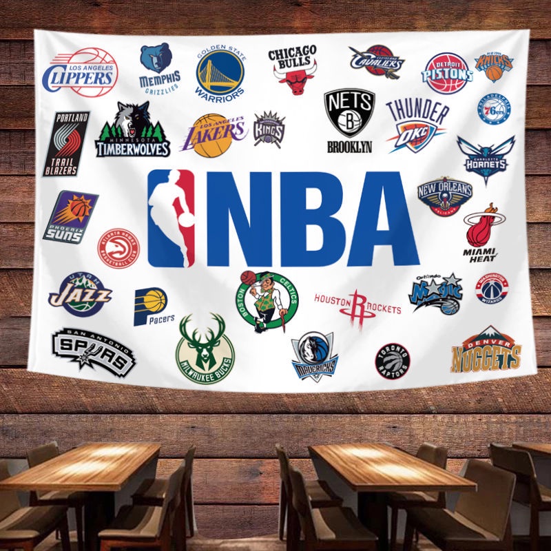 Nba Tranh Vải Treo Tường Trang Trí Phòng Ký Túc Xá