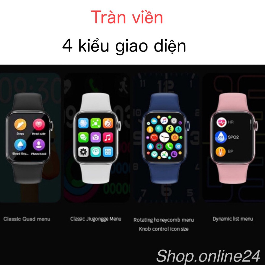 Đồng Hồ Thông Minh T500+ Plus Seri 6 pro Hiwatch Tiếng Việt Nghe gọi Bluetooth 44mm p8