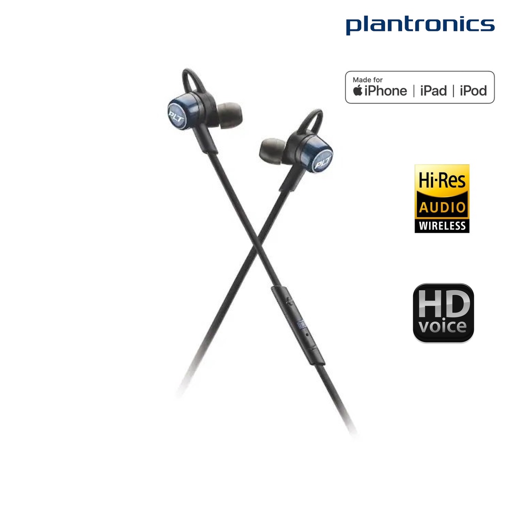 Tai Nghe Bluetooth Thể Thao Plantronics Backbeat Go 3 - MFI - Hi-Res - HD Call - Hàng Chính Hãng - Mới 100% Nguyên Hộp