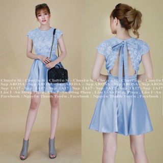 Đầm xoè polly