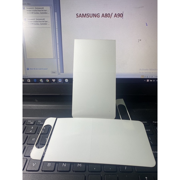 Miếng dán PPF mặt sau Samsung A80/ A90 , kèm miếng lau