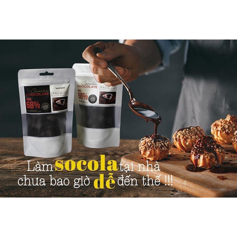 Socola đen nguyên liệu làm bánh 5015 Wonderland / thanh 1000g