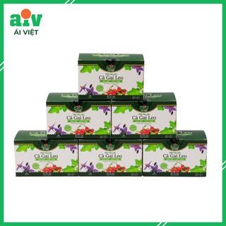 COMBO 9 Hộp trà cà gai leo Ái Việt 90g - Dạng túi lọc - Hỗ trợ bảo vệ lá gan