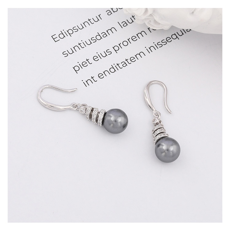 Bộ Trang Sức Ngọc Trai màu đen huyền bí khảm bạc 925 đá zircon sang trọng BNJ211 - Bảo Ngọc Jewelry