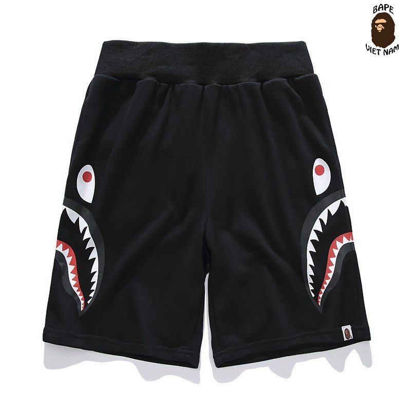 [Ảnh thật + FREESHIP] Short Bape Double Shark black, Quần đùi Bape Cá Mập Shark SS2020 Bape Việt Nam | BigBuy360 - bigbuy360.vn