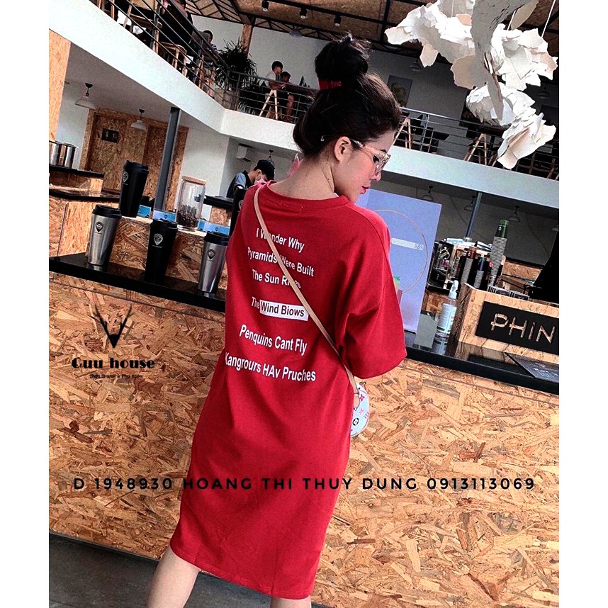 Đầm suông nữ , váy suông Another cộc tay cổ tròn chất liệu cotton mịn mát form rộng mặc được bầu có size | BigBuy360 - bigbuy360.vn