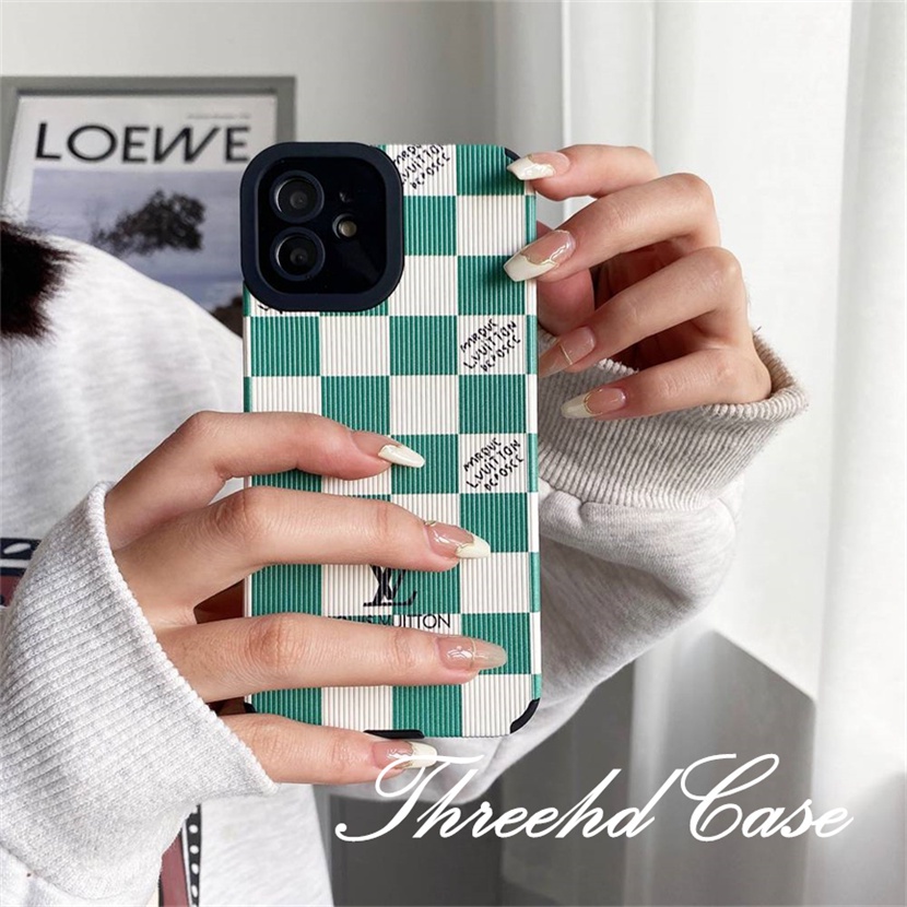 Ốp Điện Thoại Dẻo Họa Tiết Kẻ Sọc Thời Trang Chống Rơi Cho iPhone 13 12 11 Pro Max iPhone 7 8 Plus SE 2020 X XR Xs Max