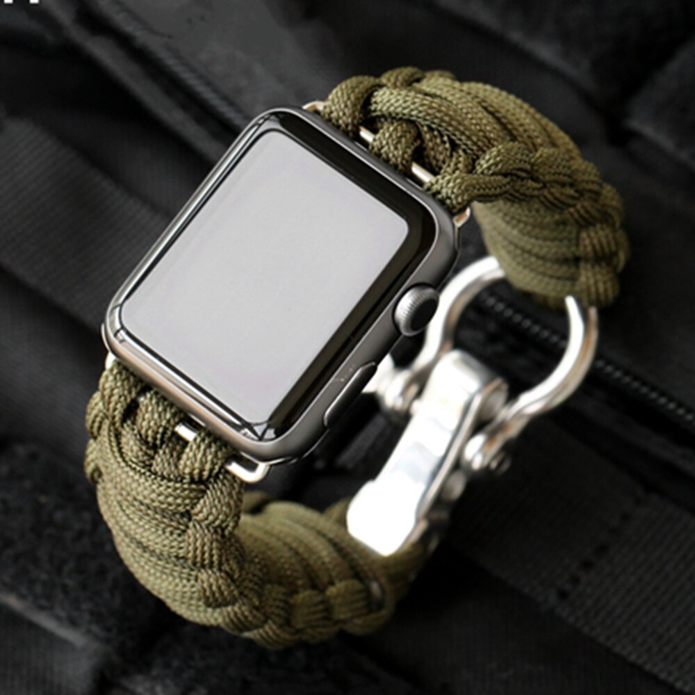 IPHONE Dây Nylon Cho Đồng Hồ Apple Iwatch 6 5 4 44 mm 40mm 42mm 38mm