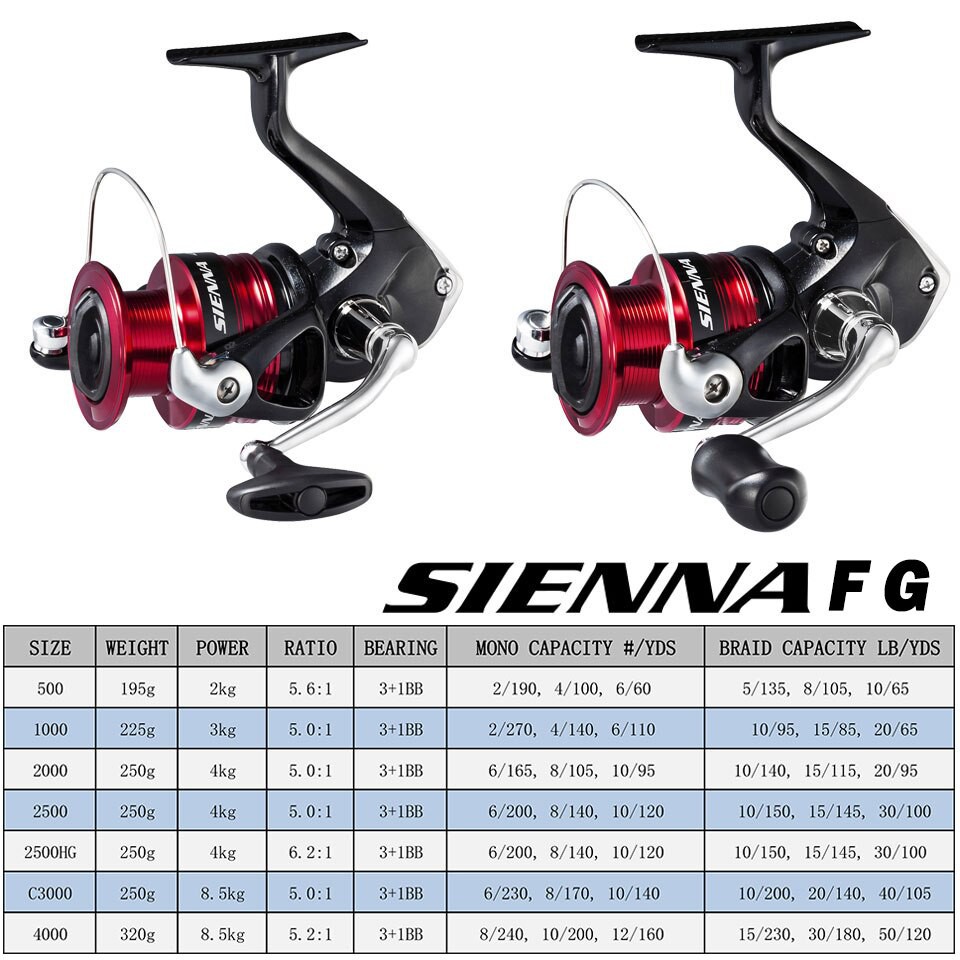 máy câu cá shimano Sienna giá rẻ