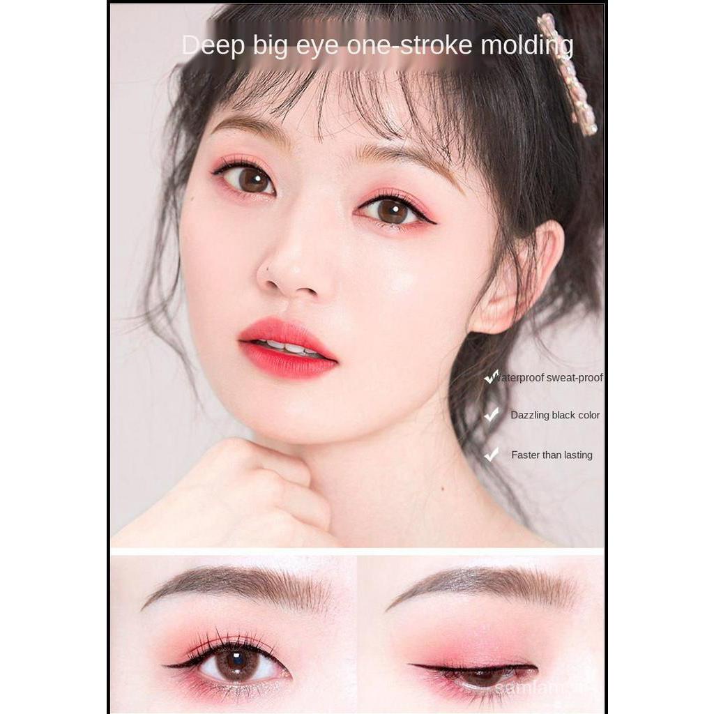 【Phiếu giảm giá trừ đi 6000】Bút Kẻ Mắt Lameila Dạng Lỏng Lâu Trôi Chống Thấm Nước Màu Đen Tự Nhiên