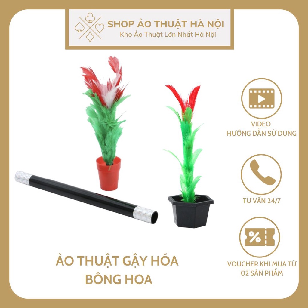 Đồ chơi Ảo Thuật Gậy Biến Ra Hoa Độc Lạ Sáng Tạo Thông Minh Giá Rẻ Dành Cho Bé