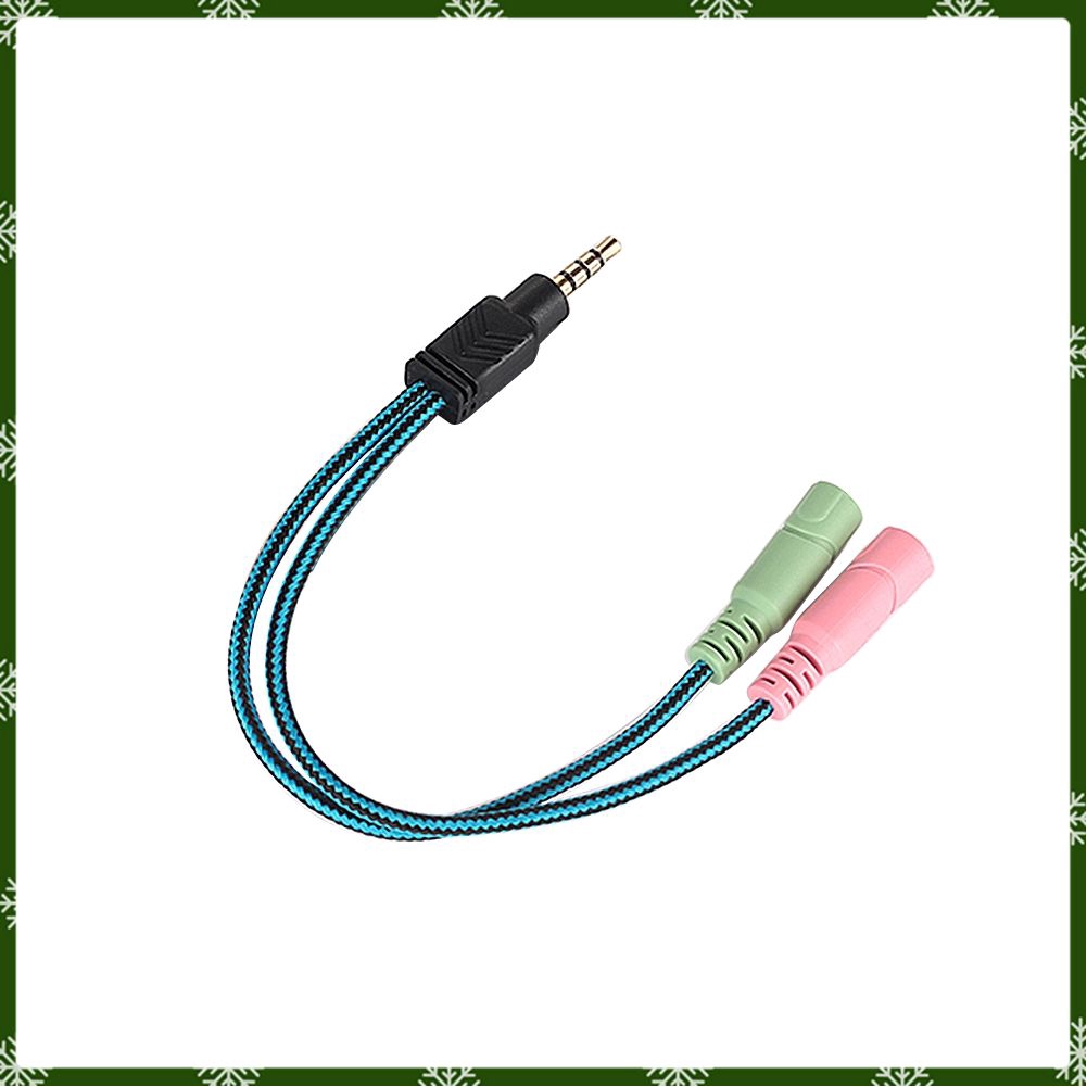 Dây cáp chia cổng âm thanh 3.5mm từ 1 đầu cái sang 2 đầu đực | BigBuy360 - bigbuy360.vn