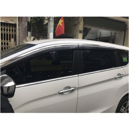 Vè che mưa Mitsubishi Xpander chỉ innox cao cấp cho xe Mitsubishi Xpander , Xpander Cross 2018-2022