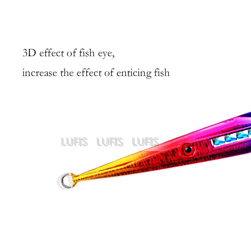 Mồi câu cá giả phát sáng 4 màu tùy chọn trọng lượng 150g/200g/250g/300g/350g/400g