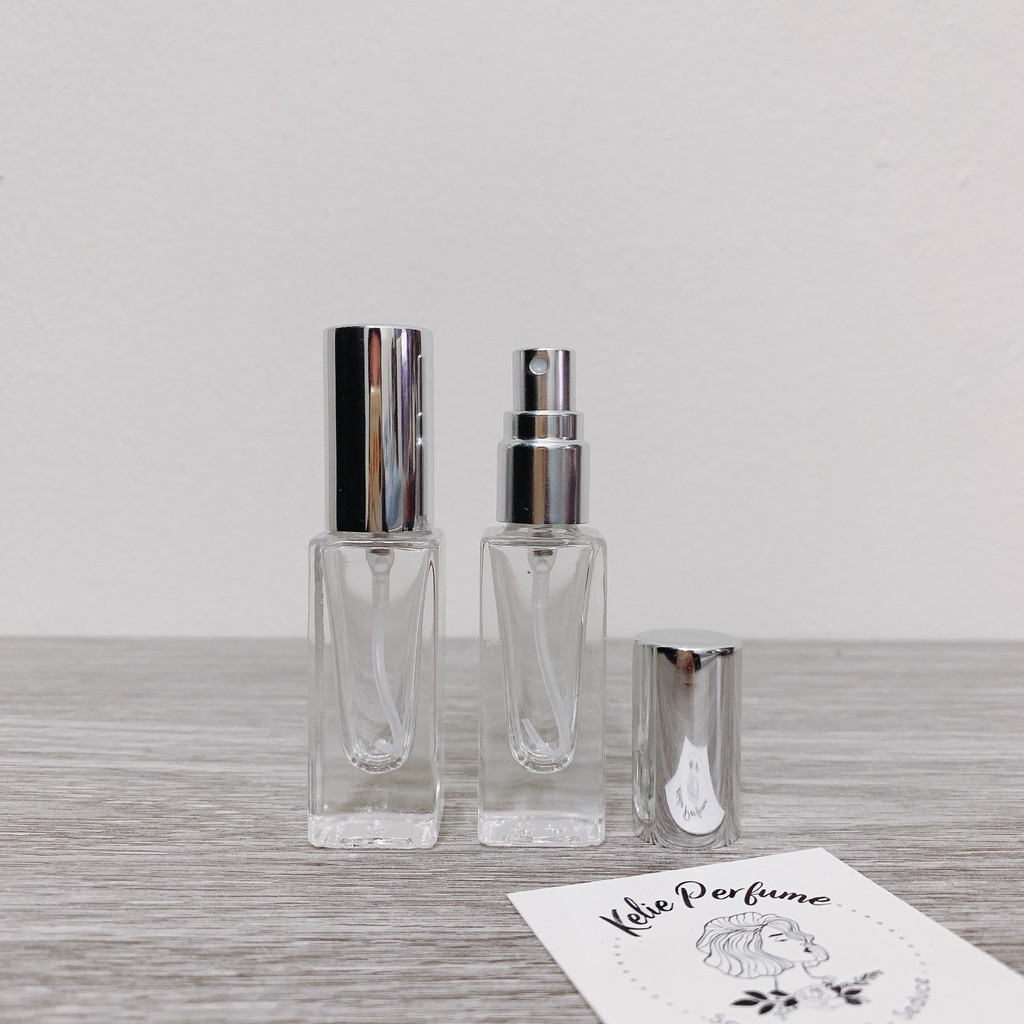 [HCM] Chai Chiết Nước Hoa Thuỷ Tinh 5ML Vuông Dày Dặn
