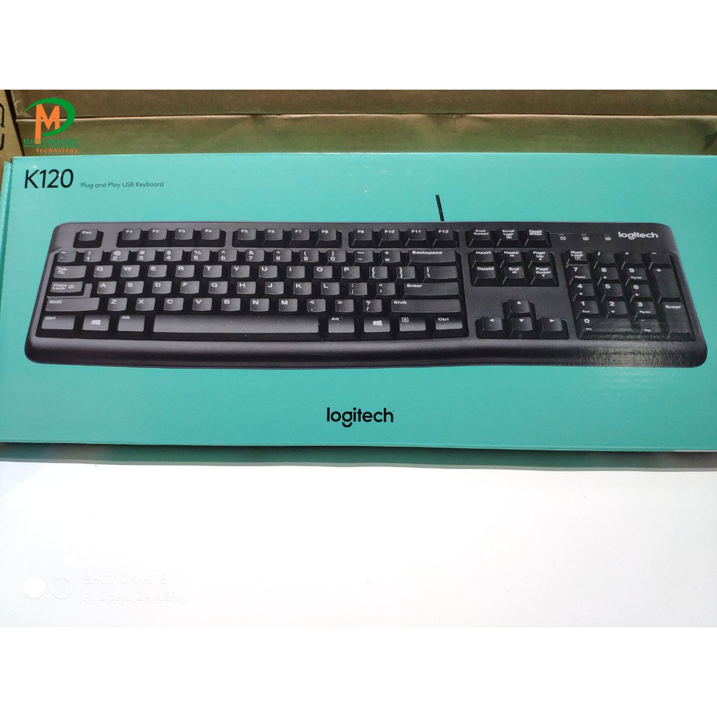 Bàn phím có dây Logitech K120