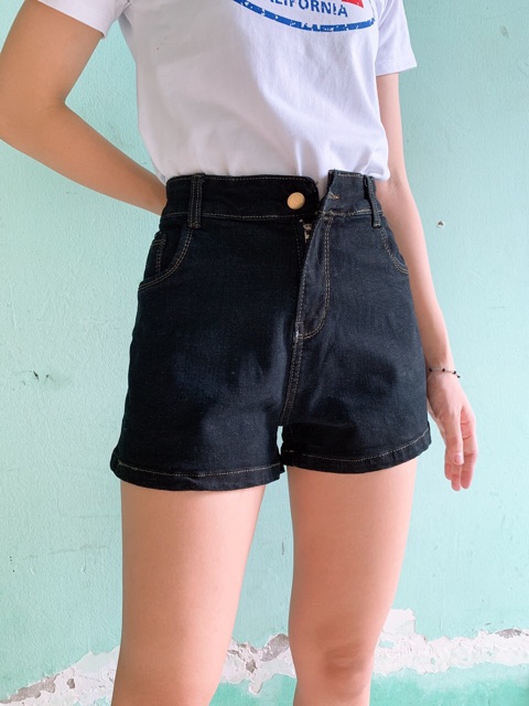 [60kg~95kg] QUẦN SHORT JEAN BIG SIZE ĐEN 2667