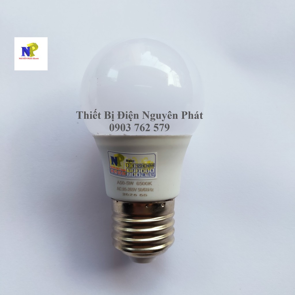 Bóng Đèn Led Bulb Kín Nước 5w Ánh Sáng Trắng/Vàng
