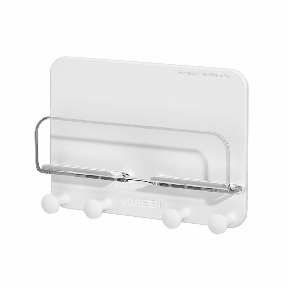 Ugreen 80707 giá treo điện thoại tablet đa năng đến 7.2 inches màu trắng dán tường bằng keo 3M LP288