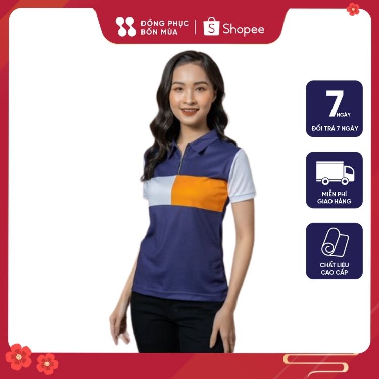 Áo Phông Nam / Nư Polo Tay Ngắn Phong Cách Thời Trang thiết kế chất liệu cao cấp sẵn hàng 100% ảnh thật của shop